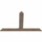 Ekena Millwork Portland Smooth Timber Gable Bracket, Douglas Fir, 60"W x 38"H x 1 1/2"D x 5 1/2"F, 15/12 Pitch GBW060X38X0206POR00SDF - alternate 5